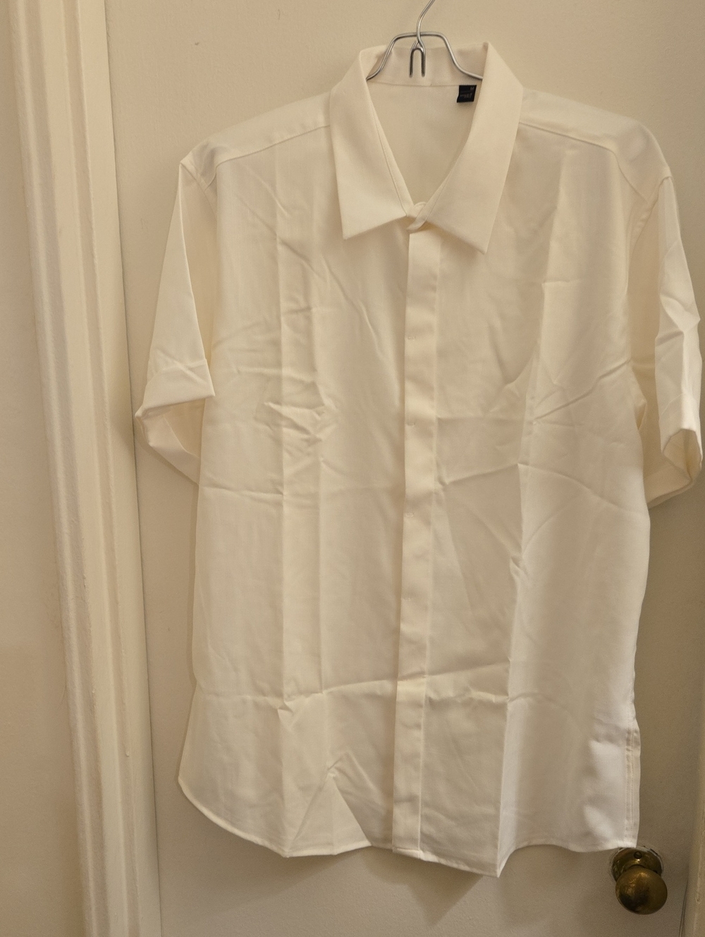 Classic Women Short-Sleeve Dress Shirt - White